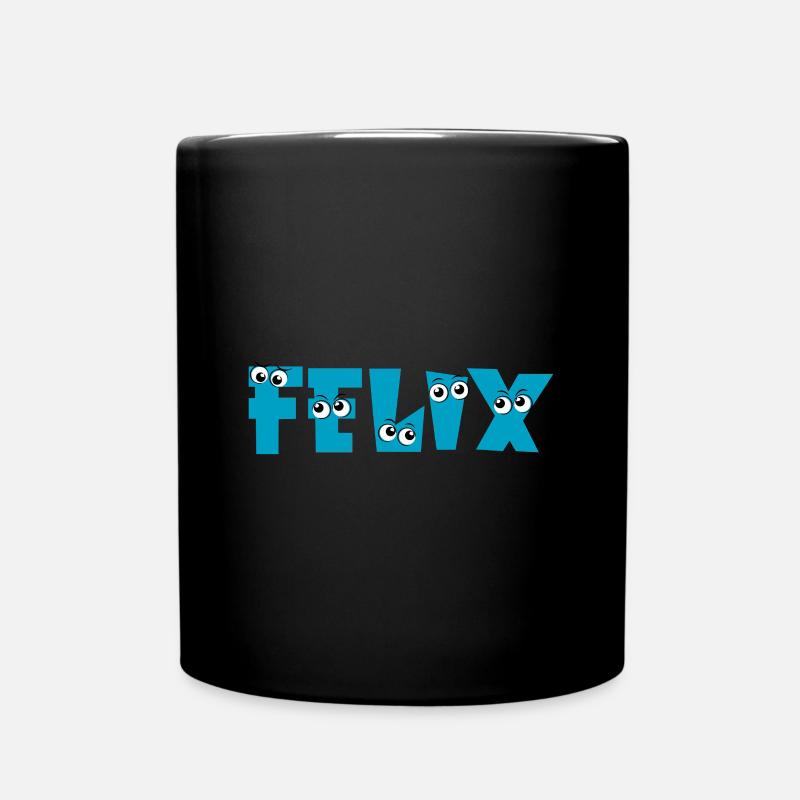 Felix - Mug uni - noir