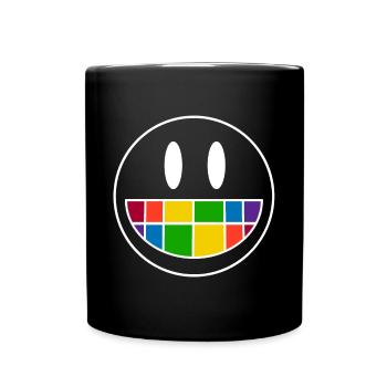 Smiley - Full Colour Mug - black - Front