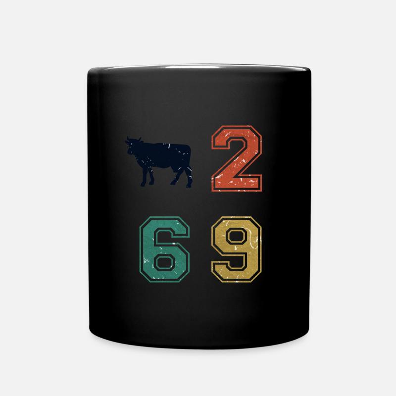Vegan, 269, paix, salut, égalité - Mug uni - noir