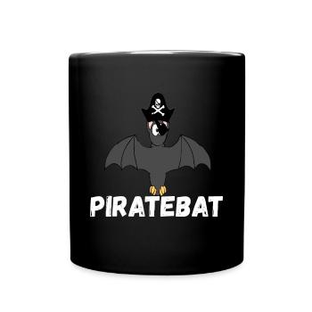 Pirates Chauves-souris capitaines Piraterie Cadeaux - Mug uni - noir - Devant