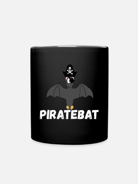 Pirates Chauves-souris capitaines Piraterie Cadeaux - Mug uni - noir