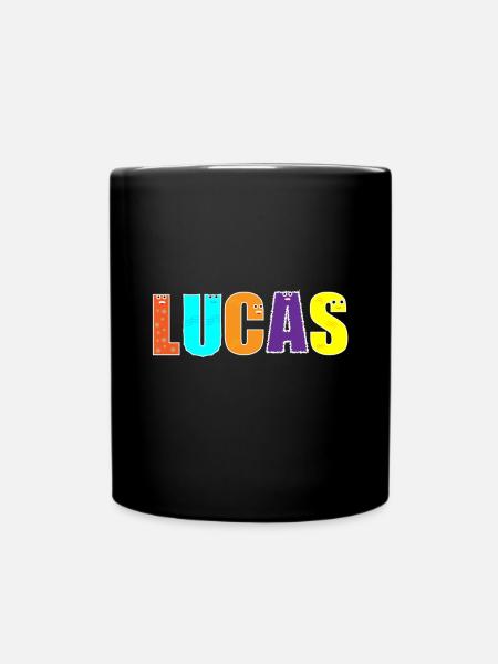 Lucas - Mug uni - noir