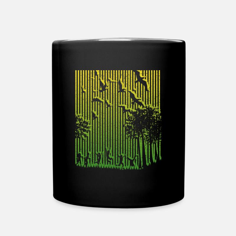 Illusion, Strichcode - Tasse einfarbig - Schwarz