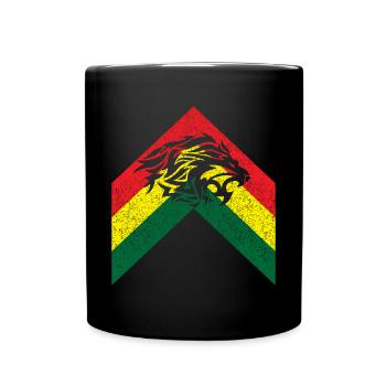 Lion - Mug uni - noir - Devant
