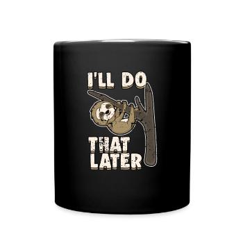 indolence - Mug uni - noir - Devant