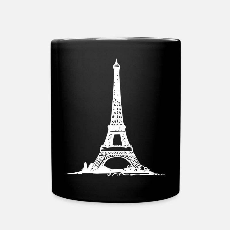 Cadeau de vacances tour eiffel paris - Mug uni - noir