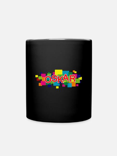 Oskar - Tasse einfarbig - Schwarz