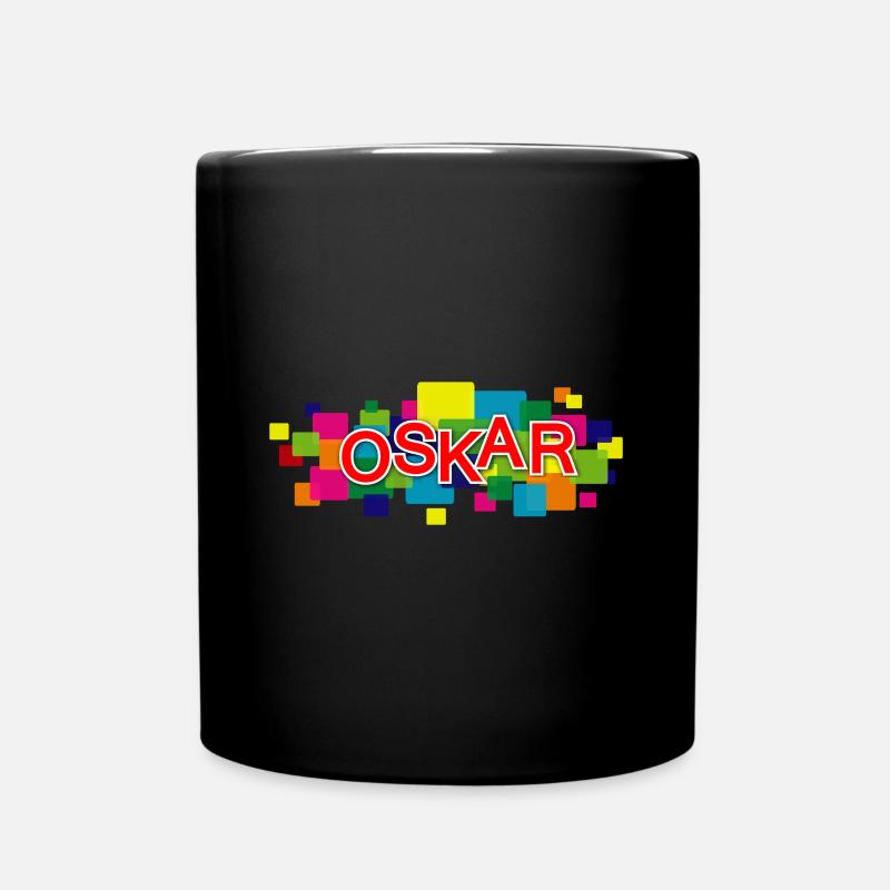 Oskar - Tasse einfarbig - Schwarz