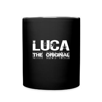 Je m'appelle Luca T-Shirt Prénom Enfant - Mug uni - noir - Devant