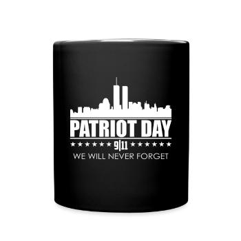 We will never forget 9/11 - Tasse einfarbig - Schwarz - Vorne