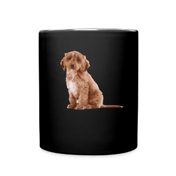 Evolution Of Cockapooss - Tasse einfarbig - Schwarz - Vorne
