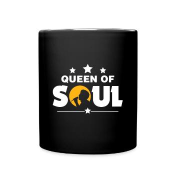 Reine d'âme - Mug uni - noir - Devant