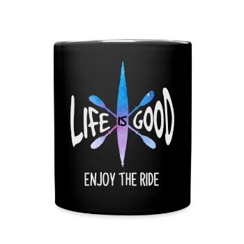 Canoë kayak - Mug uni - noir - Devant