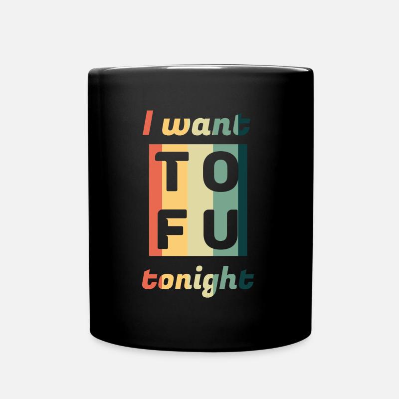 Vegan - Tasse einfarbig - Schwarz