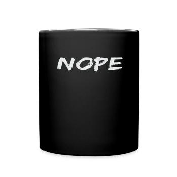 Nope - Full Colour Mug - black - Front