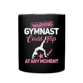 Fitness courses Gymnastics - Full Colour Mug - black - Front