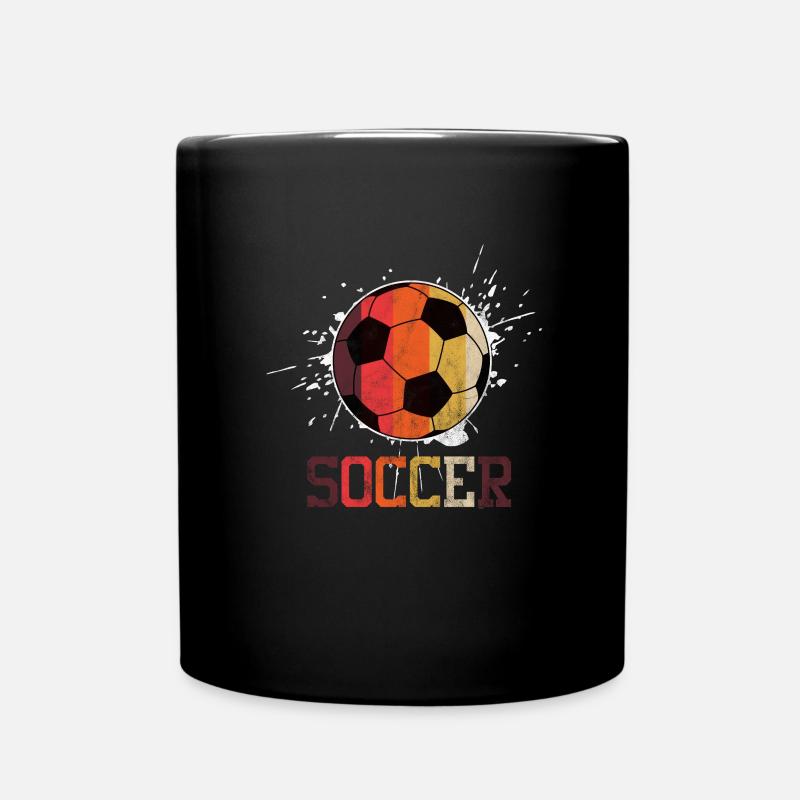 Soccer Ball - Full Colour Mug - black