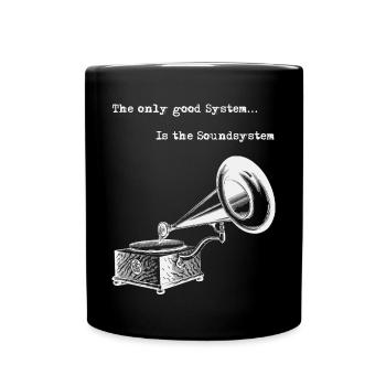 Soundsystem Good System - Tasse einfarbig - Schwarz - Vorne