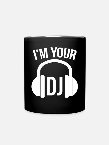 Je suis ton dj - Mug uni - noir