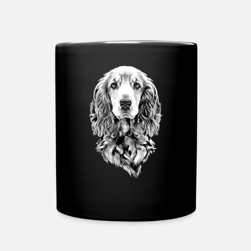Mon cocker a mangé mes devoirs - Mug uni - noir