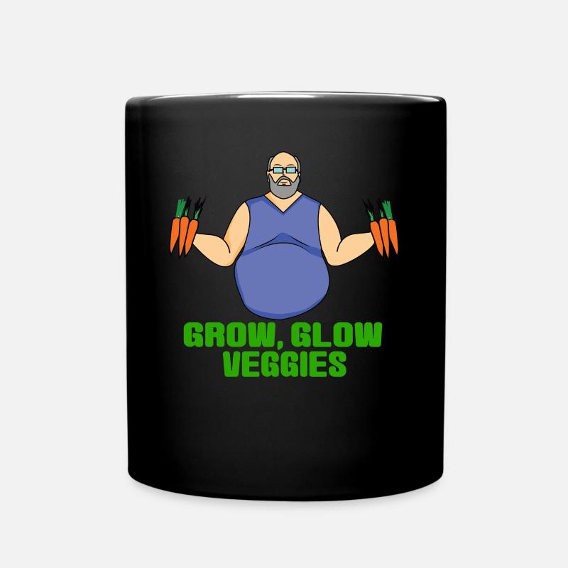 Vegetable seller - Full Colour Mug - black