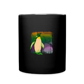 Pingouin Oiseau Marin Cadeau Pôle Sud - Mug uni - noir - Devant