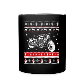 Chopper and Christmas - Full Colour Mug - black - Front