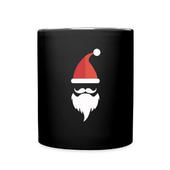 Noël, le Père Noël - Mug uni - noir - Devant