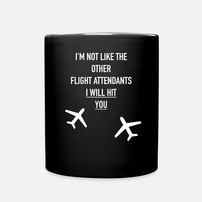 FLUGBEGLEITER - Tasse einfarbig - Schwarz