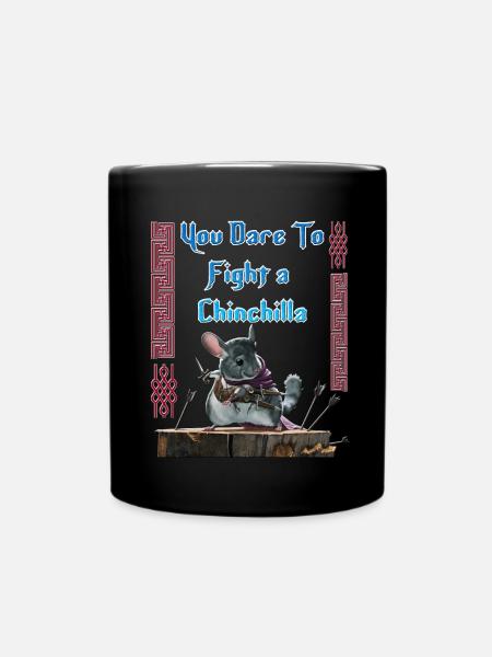 Chinchilla - Tasse einfarbig - Schwarz
