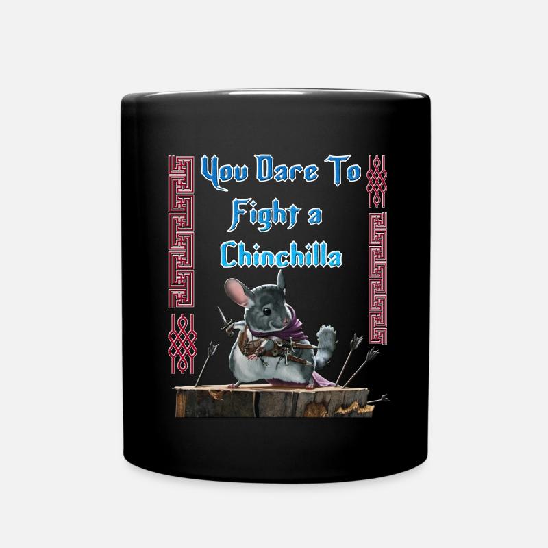 Chinchilla - Tasse einfarbig - Schwarz
