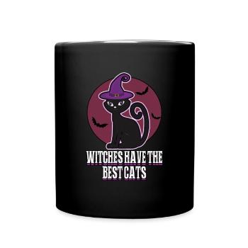 Les sorcières ont les meilleurs cadeaux pour les chats d'Halloween - Mug uni - noir - Devant