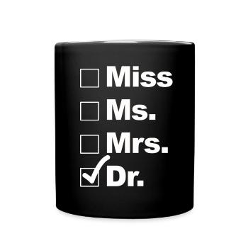 Choose Doctor - Full Colour Mug - black - Front