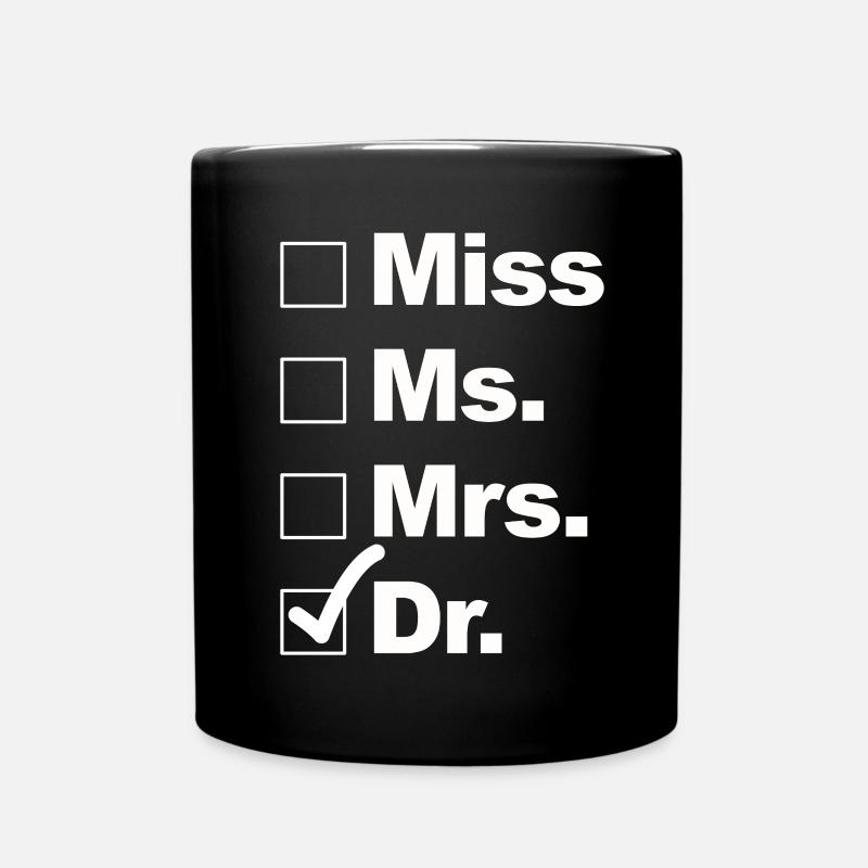 Choisissez le docteur - Mug uni - noir