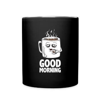 Work coffee cup - Full Colour Mug - black - Front