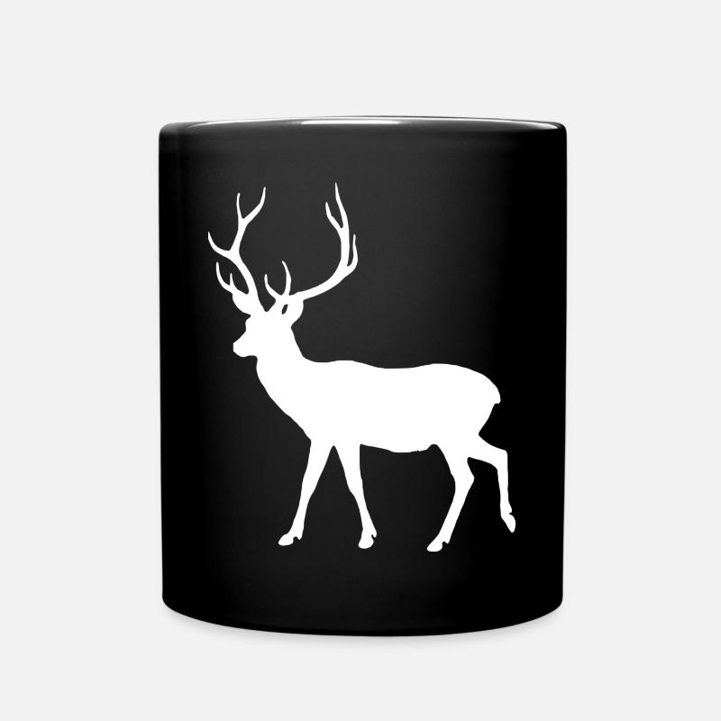 cerf - Mug uni - noir