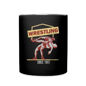 Lutte de lutte - Mug uni - noir - Devant