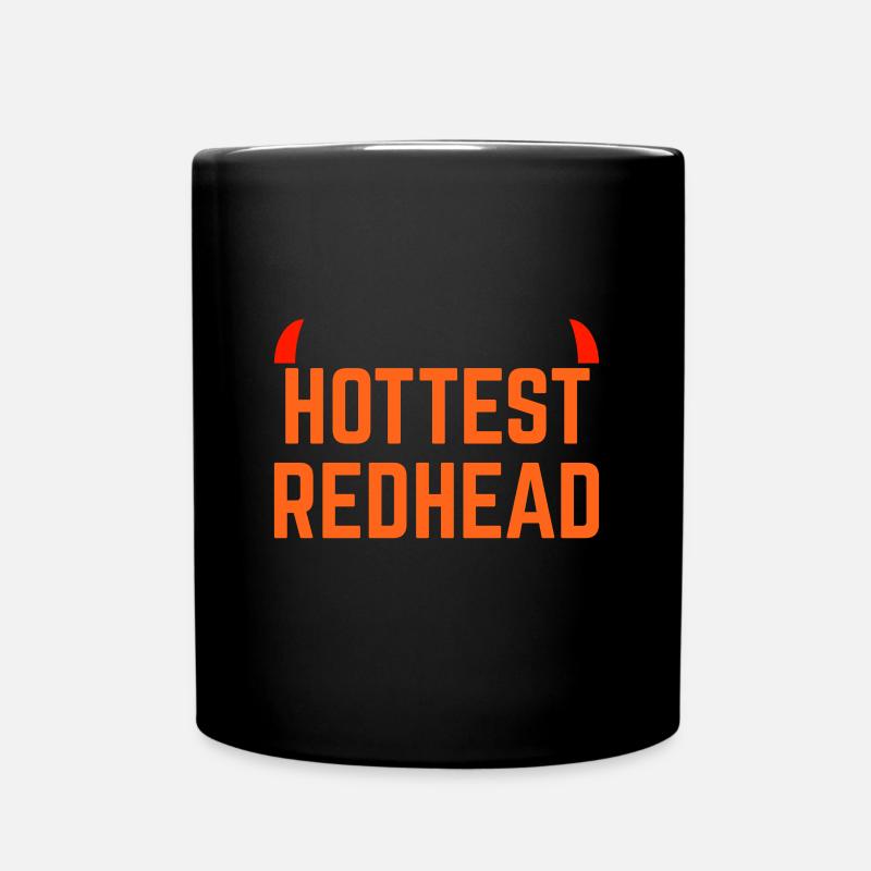HOTTEST REDHEAD HALLOWEEN DEVIL FRECH - Full Colour Mug - black