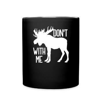 Moose pun - Full Colour Mug - black - Front