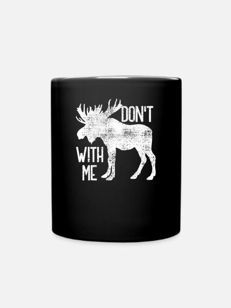 Moose - Full Colour Mug - black
