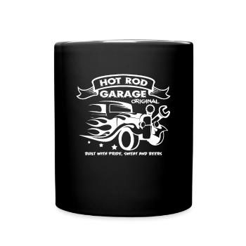 Hot Rod Garage - Full Colour Mug - black - Front