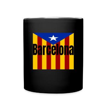 Barca Barcelona Catalan - Full Colour Mug - black - Front