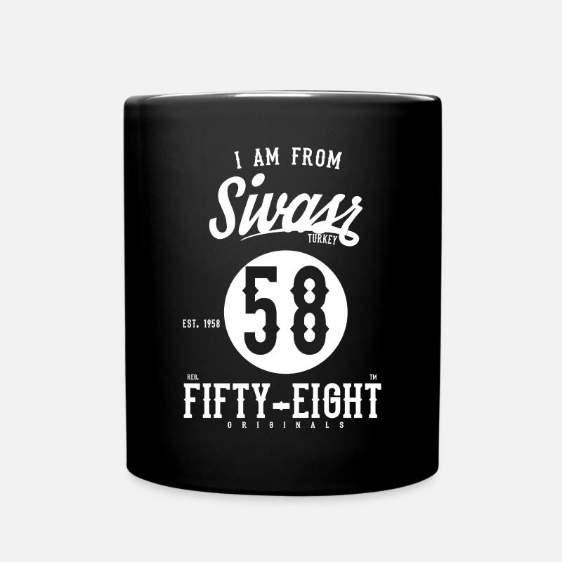 58 SIVAS - Tasse einfarbig - Schwarz