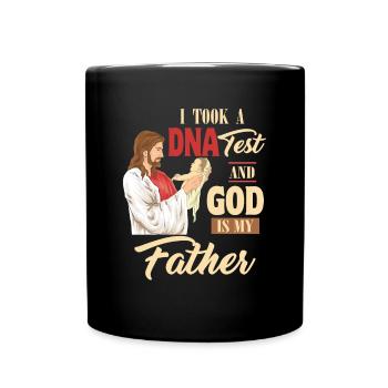 God is my father - Mug uni - noir - Devant