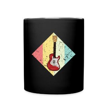Electric guitar - Full Colour Mug - black - Front