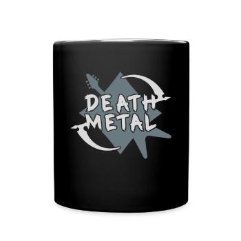 Death Metal Geschenk Weihnachten - Tasse einfarbig - Schwarz - Vorne