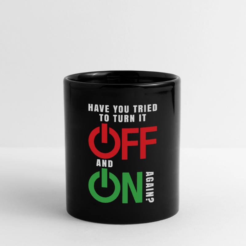 Programmierer Computer Techniker It Shirt Geschenk Tasse einfarbig