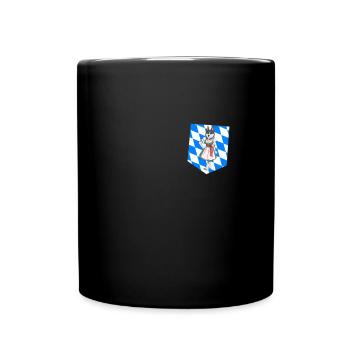 Wiesn Bayrische Flagge Hund Geschenk - Mug uni - noir - Devant
