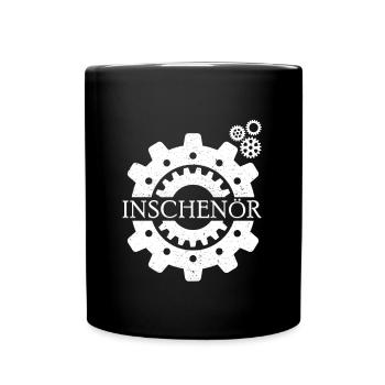 Inschenör - engineer technology student shirt - Full Colour Mug - black - Front