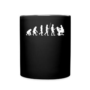 Dentiste - T-Shirt Dentiste - Dentiste - Evolution - Mug uni - noir - Devant